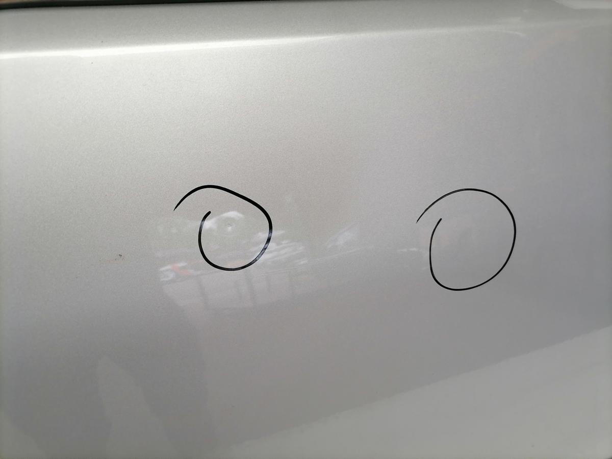 Ford C-Max original T&uuml;r hinten vorn Polar Silber Bj.2007